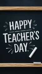 Teacher's Day, Vector. Teacher's Day Poster, Banner, Happy Teacher's Day, illustration. design. Teacher's Day Post, card, World Teachers' Day, USA. Story. typography, lettering. social media posts.  
