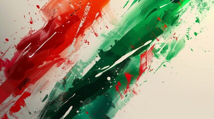 Abstract Italy flag. Grunge conceptual banner, template for Italy Republic Day