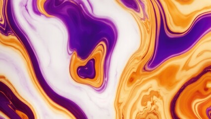 Premium luxury Orange, Gold and Purple abstract marble background