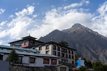 There are many villages along each trekking course in the Himalayas