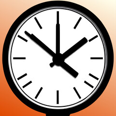 clock background art high