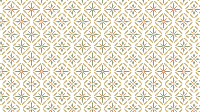 Flat arabic pattern background