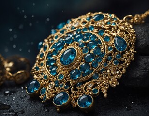 Raindrop-shaped jewelry and accessories featured in Monsoon Sale ads.
