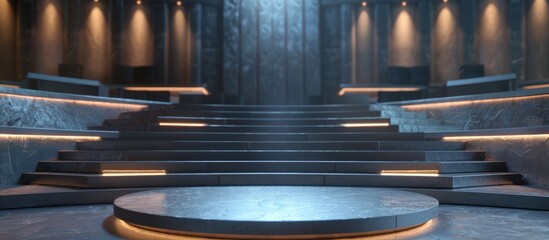 D Rendering of a Podium Etiquette A Comprehensive Guide to Effective Public Speaking