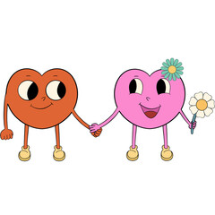 Obraz premium Retro Daisy 