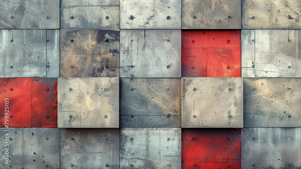 Wall mural photo of worn Concrete Background