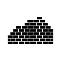 brick wall vector icon