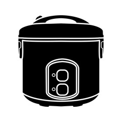 rice cooker vector icon illustration