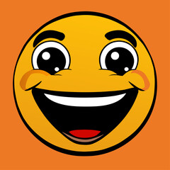 Fototapeta premium emoticon background art hig