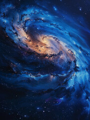 Galactic Cosmos Background Illustration
