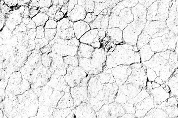 Texture soil dry crack background pattern of drought lack of water of nature white black old broken.