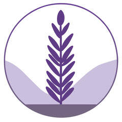 lavender background art hig