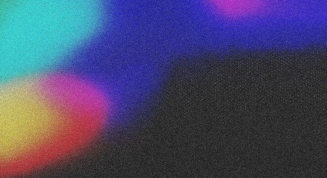 Abstract trendy colorful gradient noisy grain background texture