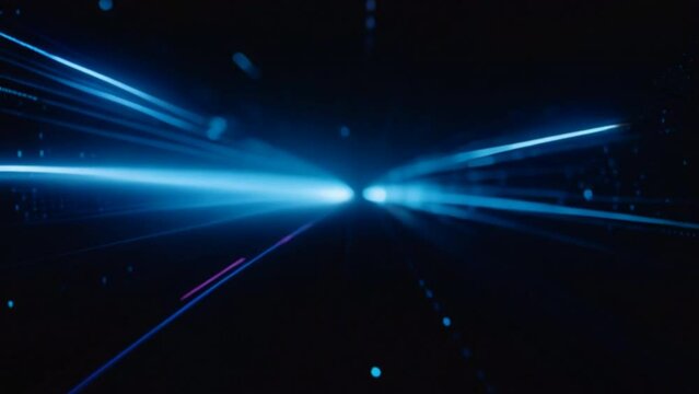 Blue digital background, digital code, big data, data communication and information technology transfer of the future.