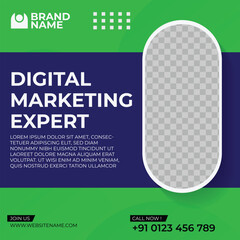 Vibrant Digital Marketing Export Instagram Template