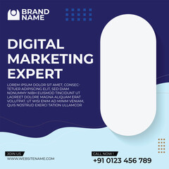 Vibrant Digital Marketing Export Instagram Template