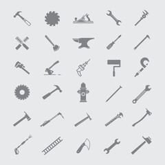 Carpentry tools icons - Regular