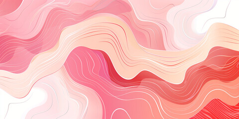 cute pink pastel background with swirling lines