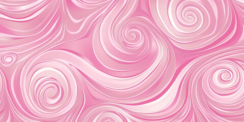 cute pink pastel background with swirling lines