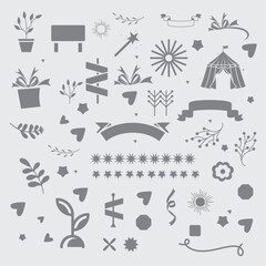 Vector illustration of outdoor activities