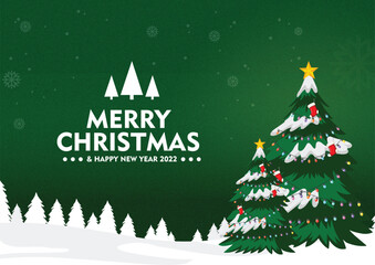 Merry Christmas Banner Template Design