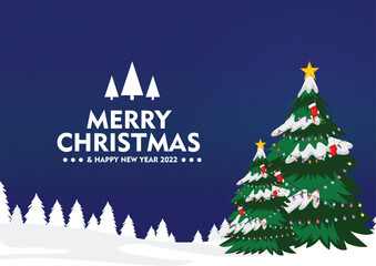 Merry Christmas Banner Template Design