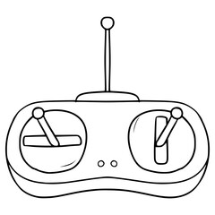 toy remote control illustration hand drawn outline vector © Fathur Kiwon
