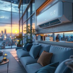Innovative Designs: Showcase cutting-edge designs and technologies in air conditioners, such as compact units for small spaces, integrated cooling solutions for vehicles. Generative AI