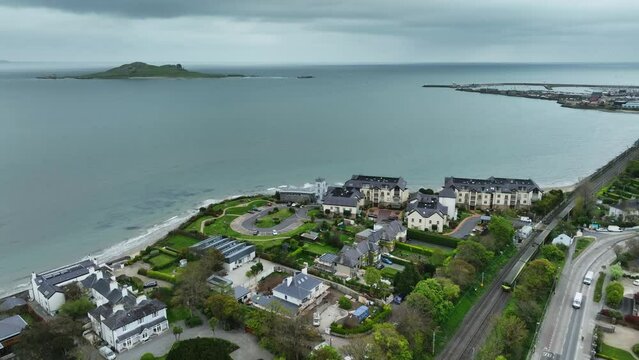 Aerial view of Howth, Ireland