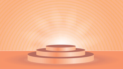 Pastel Color Stage Background Design