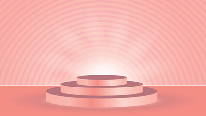 Pastel Color Stage Background Design