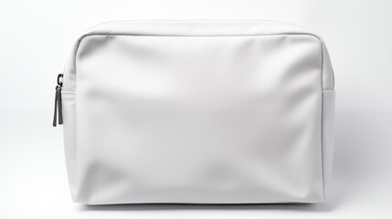 Stock image of a washbag mockup on a white background cut out