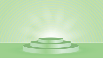 Pastel Color Stage Background Design