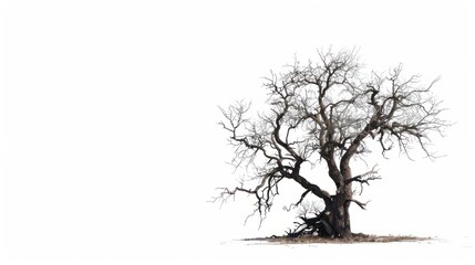 tree landscape isolated clean background