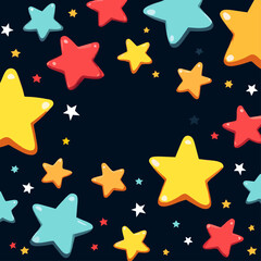 stars cute background art