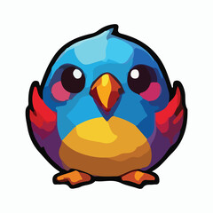 Bird animal vector design illustration