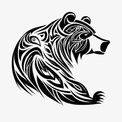 Obraz premium Tribal Bear Artwork