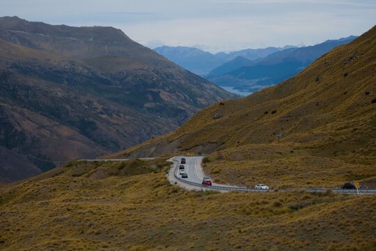 road and mountain landscape 