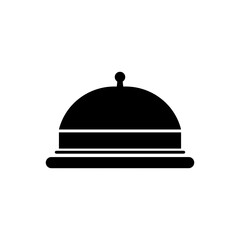 Fototapeta premium Hotel Bell icon on white background.