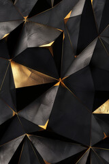 Abstract Black and Gold Textured Background