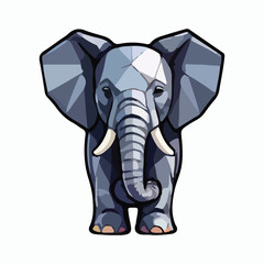 Elephant animal vector design illustration