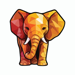 Elephant animal vector design illustration
