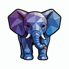 Elephant animal vector design illustration
