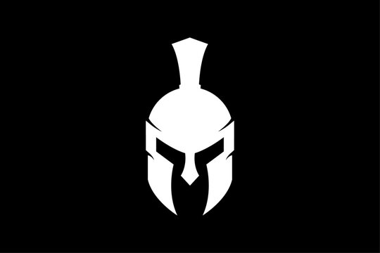 recommend clip art: helmet of the Spartan warrior symbol, emblem. Spartan helmet logo, illustration of spartan, Spartan Greek gladiator helmet armor flat vector icon