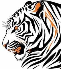 Obraz premium Tribal Tiger Art