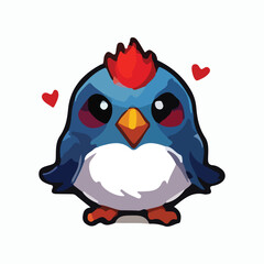 Bird animal vector design illustration