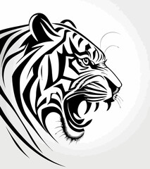 Tribal Tiger Art