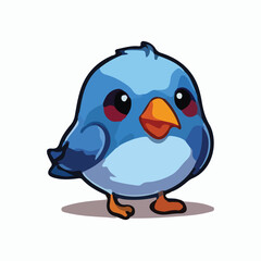 Bird animal vector design illustration