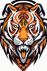 Obraz premium Tribal Tiger Art