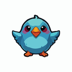 Bird animal vector design illustration
